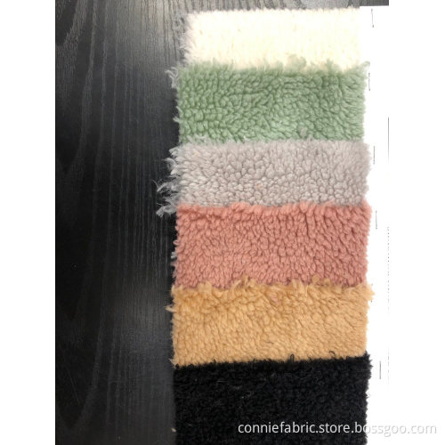 100% Polyester Icelandic Velvet Knitted Fabric